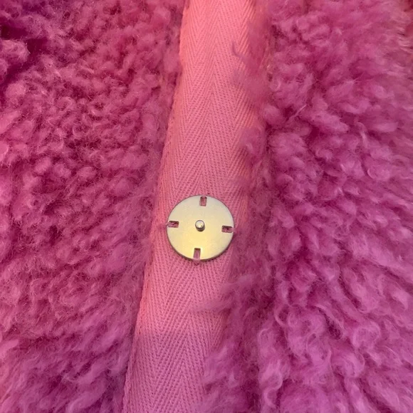 Free People cropped fluffy fuzzy jacket/coat.  Size XS - Picture 5 of 11